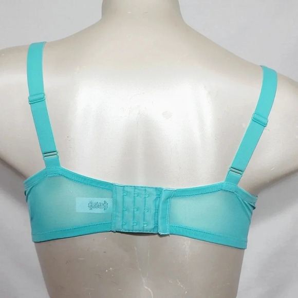 42G Paramour 135061 Tempting Floral Lace Underwire Bra Spa Green NWT - Picture 3 of 6